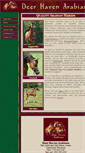 Mobile Screenshot of deerhavenarabians.com